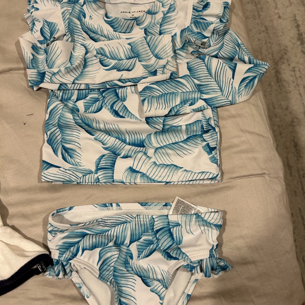Janie & Jack 18-24 months bathing suit and cover up